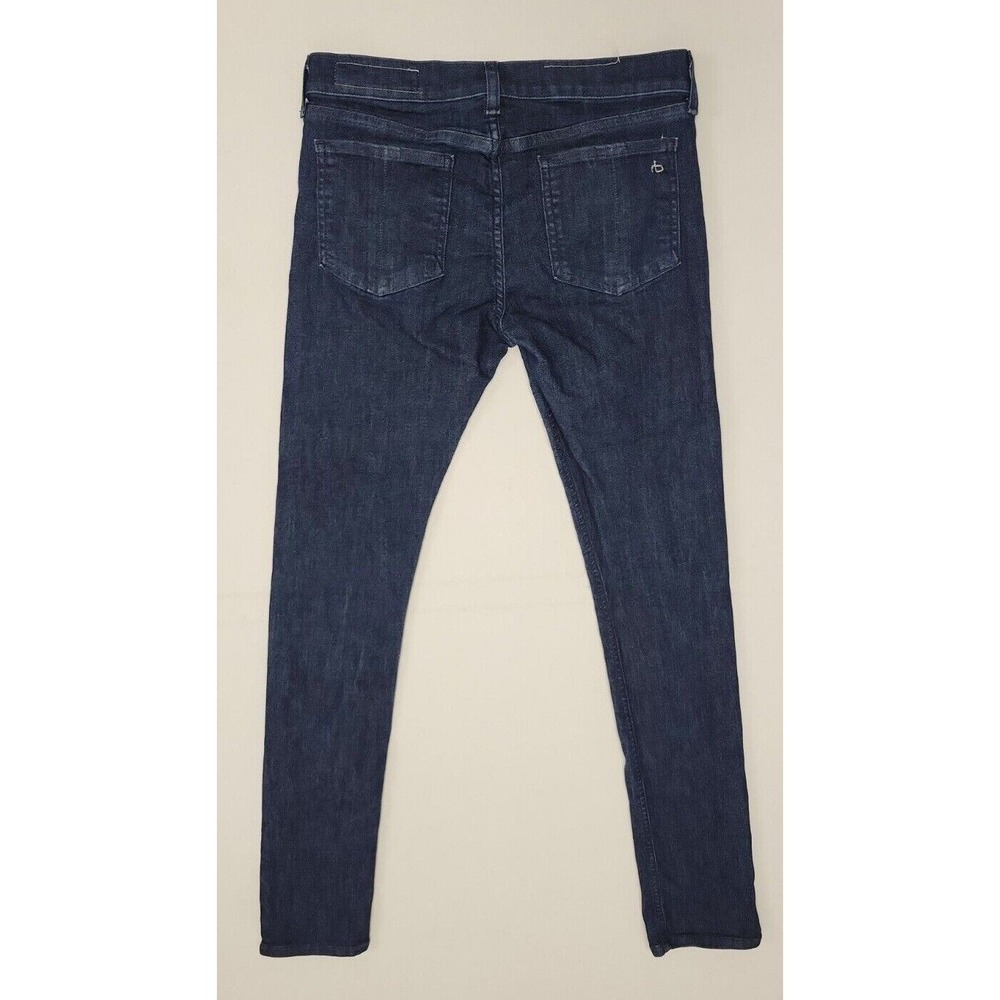 Rag & Bone Mid-Rise Skinny Jeans Indigo Wash $195 W1502K122IND Japanese Denim 28 - Picture 2 of 8